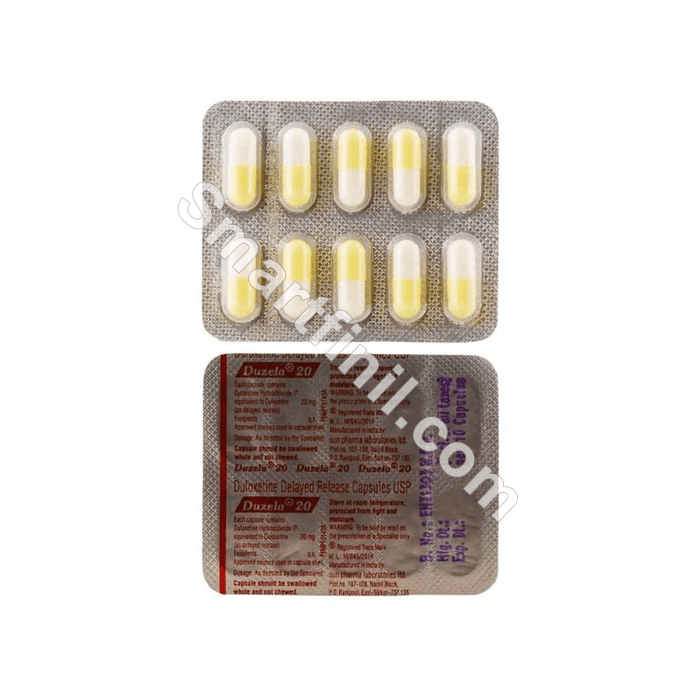 Duzela 20mg Capsule DR (Duloxetine)