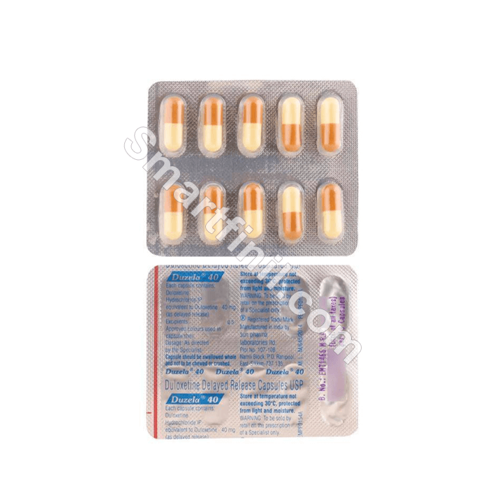 Duzela 40mg Capsule DR (Duloxetine)