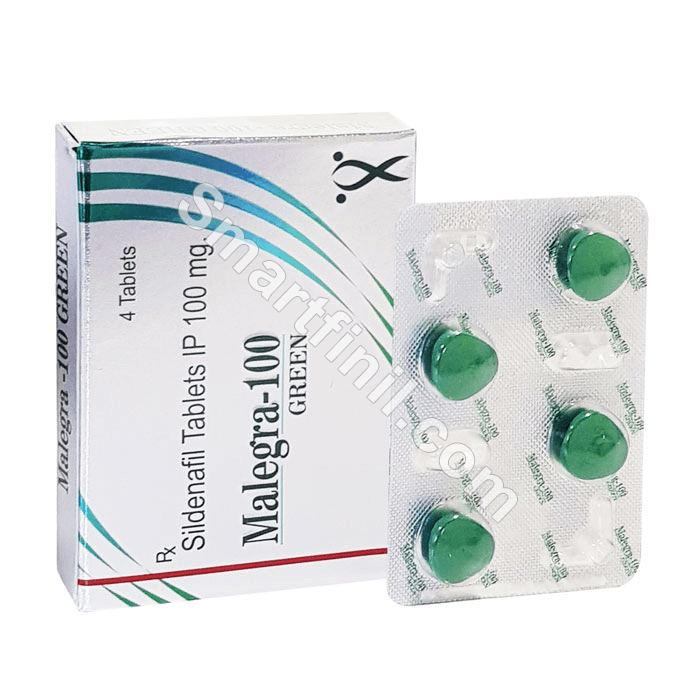 Malegra Green 100mg (Sildenafil Citrate)