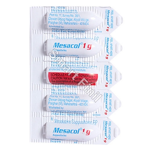 Mesacol 1gm Suppository